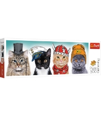 Imagine Puzzle Trefl 500 Panorama O Echipa Fluffy