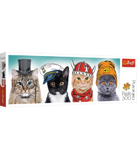 Imagine Puzzle Trefl 500 Panorama O Echipa Fluffy