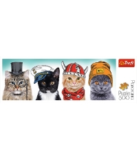 Imagine Puzzle Trefl 500 Panorama O Echipa Fluffy