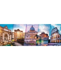 Imagine Puzzle Trefl 500 Panorama Calatorind in Italia