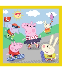 Imagine Puzzle Trefl 3In1 Peppa Pig O Zi Aniversara