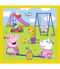 Imagine Puzzle Trefl 3In1 Peppa Pig O Zi Aniversara