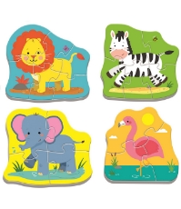Imagine Puzzle Trefl Baby Clasic animale Safari