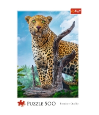 Imagine Puzzle Trefl 500 Leopard in Savana