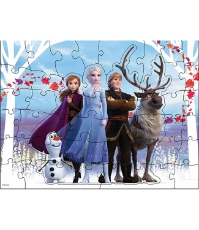 Imagine Puzzle Surpriza Frozen2 cu 48 piese in cutie Diamant