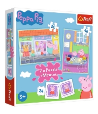 Imagine Puzzle Trefl 2In1 Memo Peppa Pig