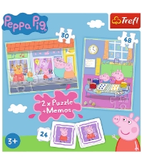 Imagine Puzzle Trefl 2In1 Memo Peppa Pig