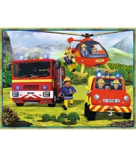 Imagine Puzzle Trefl 2In1 Memo Pompierii in Actiune