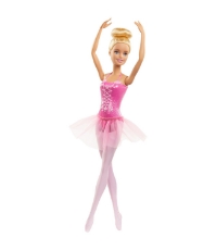 Imagine Papusa Barbie Balerina Blonda cu Costum Roz