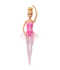 Imagine Papusa Barbie Balerina Blonda cu Costum Roz