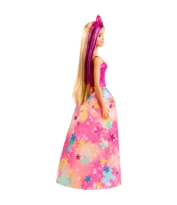 Imagine Barbie papusa Dreamtopia Printesa cu coronita roz