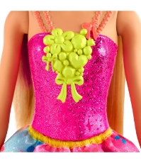 Imagine Barbie papusa Dreamtopia Printesa cu coronita roz