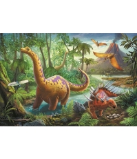 Imagine Puzzle Trefl 60 Migratia Dinozaurilor