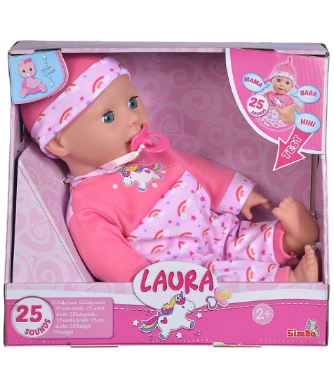 Imagine Papusa bebelus Laura 38cm cu sunete
