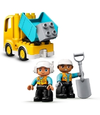 Imagine Lego Duplo  Camion si excavator pe senile 10931
