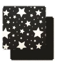 Imagine Saltea carucior Comfi-Cush Black and White Stars, 842094