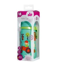 Imagine Cana Kids Cup Boy PP 330 ml, antipicurare, cu clip de prindere,18+ luni, 35051