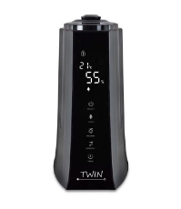Imagine Umidificator cu ionizare si difuzor arome TWIN negru, Airbi BI3221