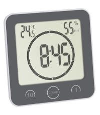 Imagine Ceas digital cu timer si termohigrometru pentru bucatarie si baie TFA 60.4001.10