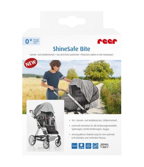 Imagine Plasa de protectie impotriva soarelui si a insectelor ShineSafe Bite pentru carucioare de bebelusi