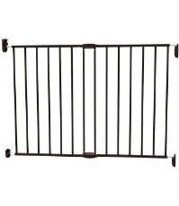 Imagine Poarta de siguranta extensibila, 62 – 102 cm, metal negru, N93330