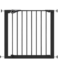 Imagine Poarta de siguranta Easy Fit, presiune, 75-82 cm, metal negru, N94313