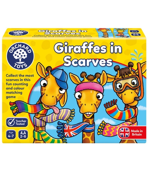 Imagine Joc educativ Girafe cu Fular GIRAFFES IN SCARVES