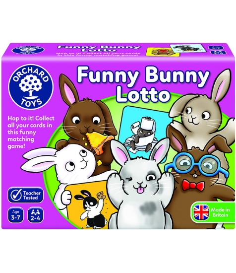 Imagine Joc educativ Iepurasul Amuzant FUNNY BUNNY LOTTO