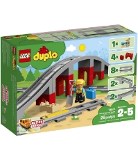Imagine Lego Duplo Pod si sine de cale ferata 10872