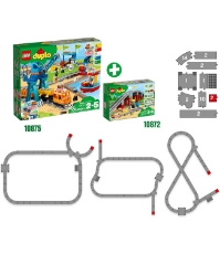 Imagine Lego Duplo Pod si sine de cale ferata 10872