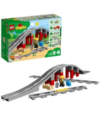 Imagine Lego Duplo Pod si sine de cale ferata 10872