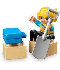 Imagine Lego Duplo Pod si sine de cale ferata 10872