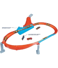 Imagine Hot Wheels Circuit Rapid cu lansator si masinuta Exclusiva