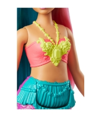 Imagine Barbie papusa Dreamtopia Sirena cu coronita roz deschis