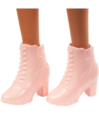 Imagine Papusa Barbie Fashionista Bruneta cu rochita Mouse Print