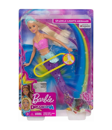 Imagine Papusa Barbie Sirena cu lumini si sunete