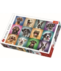 Imagine Puzzle Trefl 1000 Portret Catelusi Simpatici