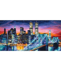 Imagine Kit pictura pe numere Manhattan noaptea