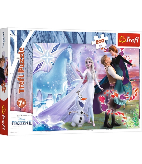 Imagine Puzzle Trefl 200 Frozen2 Universul Magic