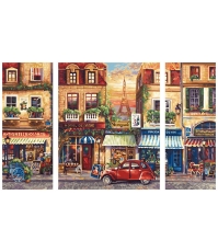 Imagine Kit pictura pe numere Nostalgicul Paris, 3 Tablouri