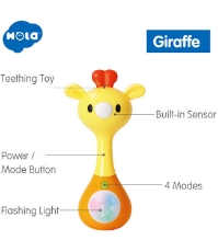 Imagine Zornaitoare girafa cu sunete si lumini