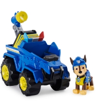 Imagine Patrula Catelusilor set vehicul cu catelus Chase si figurina Dino Surpriza