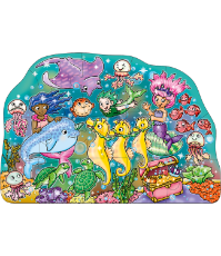 Imagine Puzzle de podea Distractia Sirenelor MERMAID FUN PUZZLE