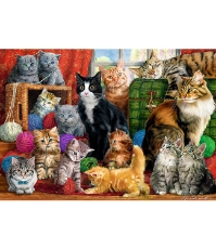 Imagine Puzzle Trefl 1000 Intalnirea Pisicutelor