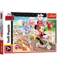 Imagine Puzzle Trefl 200 Minnie Distractie la Plaja