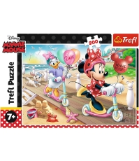 Imagine Puzzle Trefl 200 Minnie Distractie la Plaja