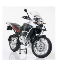 Imagine Motocicleta metalica  BMW RS 1200 GS alba scara 1 la 9