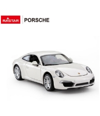 Imagine Masinuta metalica PORSCHE 911 alb scara1 la 24