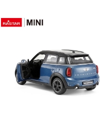 Imagine Masinuta metalica Mini Cooper albastru scara 1 la 24