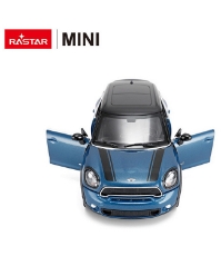 Imagine Masinuta metalica Mini Cooper albastru scara 1 la 24